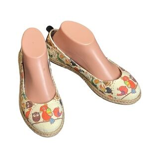 Goby Espadrilles Birds Flowers & Sun - Size 37
